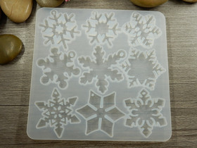 Silikonimuotti lumihiutale, 115x112x4.5mm, 1kpl