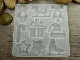 Silikonimuotti joulu, 116x114x4.5mm, 1kpl