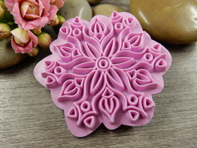 Muotti leimasin setti kuviot, eri kokoja, vaaleanliila, 5kpl