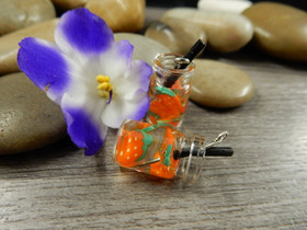 Mansikkajuoma, 25x10mm, moniväri, 1kpl