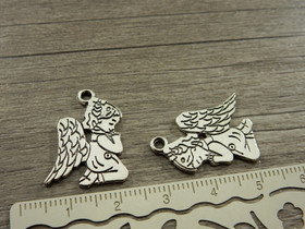 Enkeliriipus, 24x17mm, kromi, 1kpl