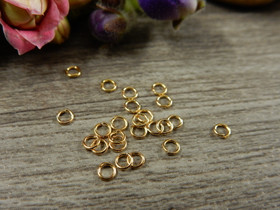 Välirengas, 2.5x0.5mm, avattava, 18K/kulta/rst, 10kpl