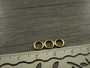 Välirengas, 6x1mm, avattava, 18K/ kulta/ rst, 10kpl