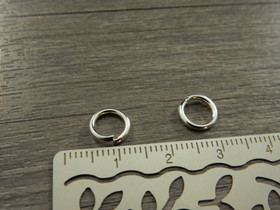 Välirengas, 8x1.2mm, avattava, rst/kirkashopea, 10kpl