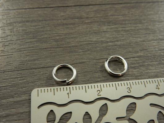 Välirengas, 8x1.2mm, avattava, rst/kirkashopea, 10kpl