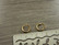 Välirengas, 8x1mm, 24K/vaaleakulta/rst, 10kpl