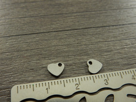 Sydänriipus, 6x5mm, rst, 1kpl