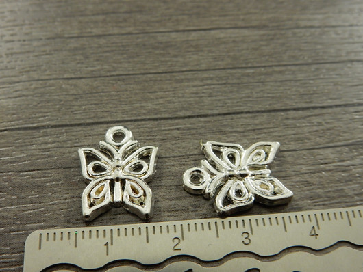 Perhonenriipus, 15x13mm, kirkashopea, 1kpl
