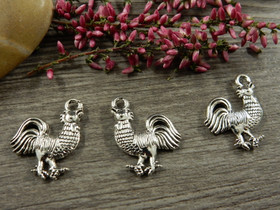 Kukkoriipus, 20x15mm, kromi, 1kpl