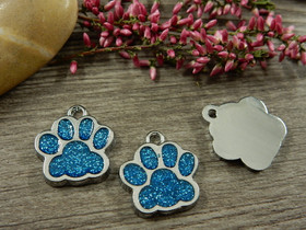 Tassuriipus, 18x16mm, turkoosi, 1kpl