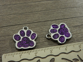 Tassuriipus, 18x16mm, liila, 1kpl