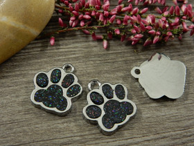 Tassuriipus, 18x16mm, musta, 1kpl