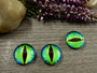 Kapussi silmä, 12mm, vihreä, 1kpl