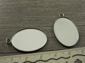 Kapussipohja, 18x25mm, rst, 1kpl