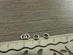 Välirengas, 4x0.8mm, avattava, rst/ kirkashopea, 10kpl