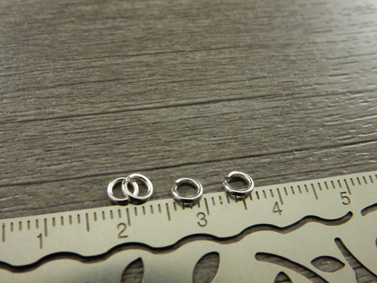 Välirengas, 4x0.8mm, avattava, rst/ kirkashopea, 10kpl