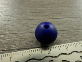 Silikonihelmi, 12mm, tummansininen, 1kpl