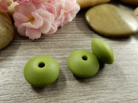 Silikonihelmi linssi, 12mm, maastonvihreä, 1kpl