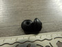 Silikonihelmi linssi, 12mm, musta, 1kpl