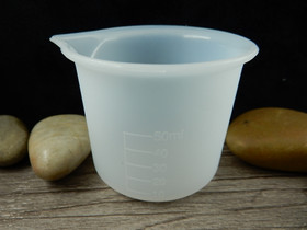 Mittakuppi+tikku, 48x68x53mm/50ml, 1kpl POSTIPAKETTI TOIMITUS