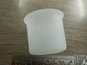 Mittakuppi+tikku, 48x68x53mm/50ml, 1kpl POSTIPAKETTI TOIMITUS