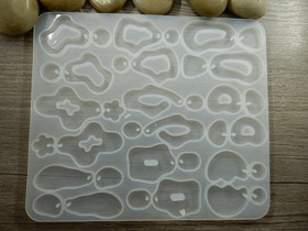 Silikonimuotti korunosat, 156x135x4mm, 1kpl