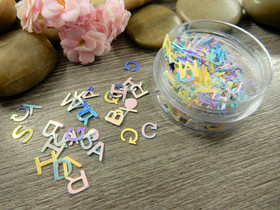 Hile mixsetti kirjaimet, 3g, 1kpl