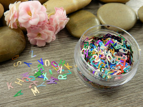 Hile mixsetti kirjaimet, 2g, 1kpl