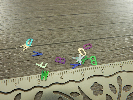 Hile mixsetti kirjaimet, 2g, 1kpl