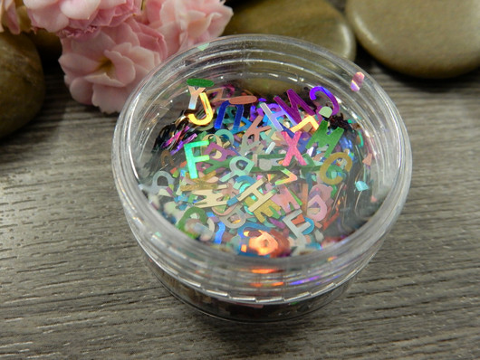 Hile mixsetti kirjaimet, 2g, 1kpl