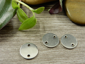 Ympyräriipus/linkki, 10mm, kromi, 1kpl