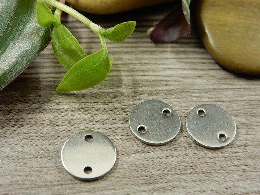 Ympyräriipus/linkki, 10mm, kromi, 1kpl