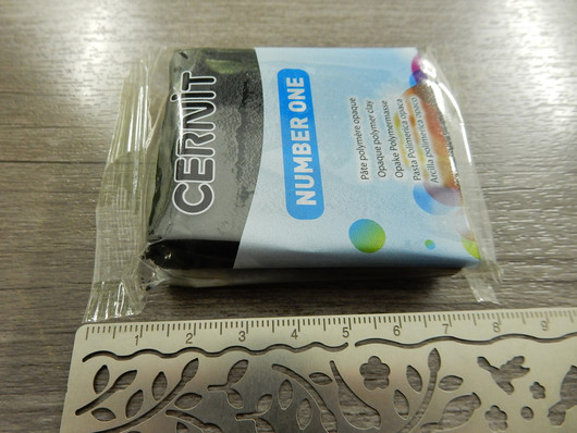 Cernit number one, 56g, 100 black, 1kpl