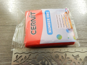Cernit number one, 56g, red 400, 1kpl