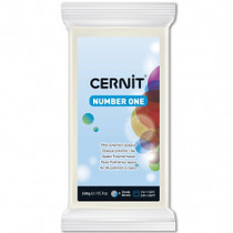 Cernit Number one, 500g, 027 opaque white, 1kpl POSTIPAKETTI TOIMITUS