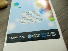 Cernit Number one, 500g, 027 opaque white, 1kpl POSTIPAKETTI TOIMITUS