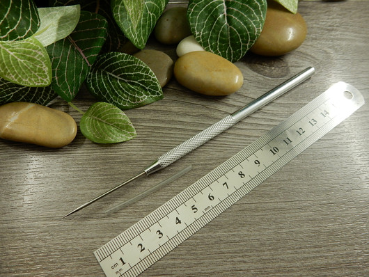 Muotoilutyökalu piikki, n.16cm, kromi, 1kpl