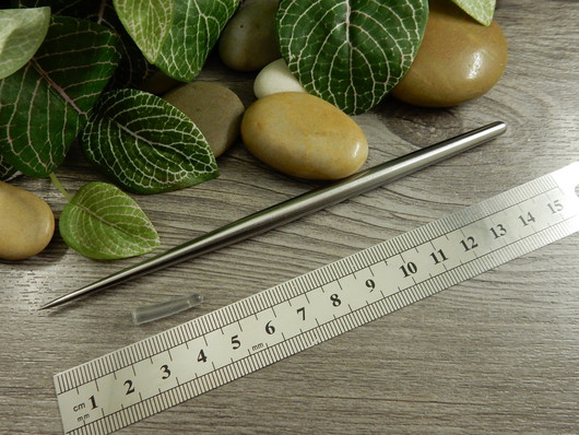 Muotoilutyökalu piikki, n.15.5cm, kromi, 1kpl