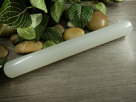 Akryylikaulin, 21x2.5cm, valkoinen, 1kpl