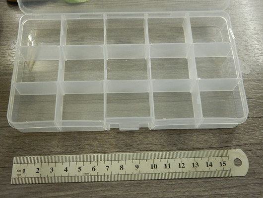 Säilytysrasia, 180x105x22mm, kirkas, 1kpl POSTIPAKETTI TOIMITUS