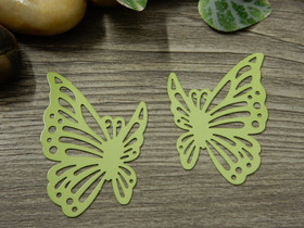 Perhonenriipus, 36x29mm, vaaleanvihreä, 1kpl