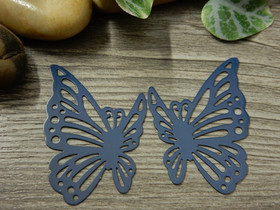 Perhonenriipus, 36x29mm, tummansininen, 1kpl