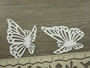 Perhonenriipus, 36x29mm, valkoinen, 1kpl