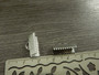 Nauhanpää, 16x8mm, kirkashopea, 10kpl