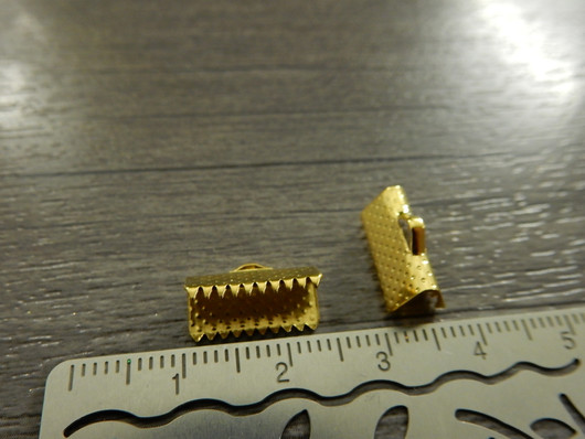Nauhanpää, 13x7mm, kulta, 10kpl