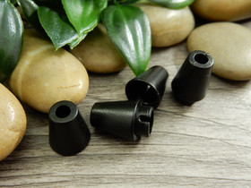 Turvalukko, 27.5x12mm, musta, 1kpl