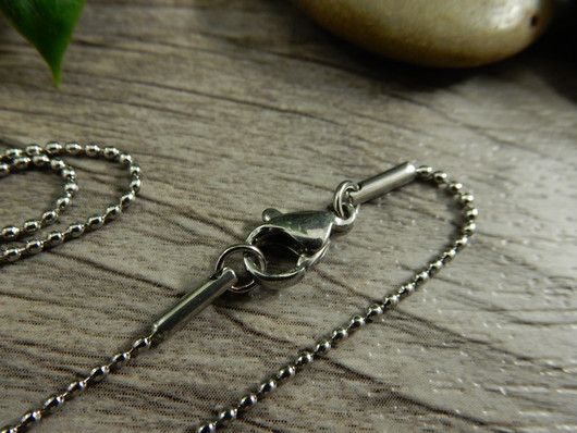 Palloketju/valmisketju, 1.2mm/ 50cm, rst, 1kpl