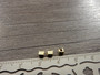 Akryylihelmi neliö, 3x3mm, vaaleakulta, 50kpl