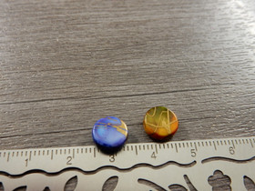 Akryylihelmi, 9x3.5mm, mixsetti, 20kpl