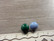 Akryylihelmi kivi, 8mm, mixsetti, 20kpl